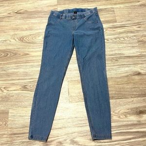 Hue light wash jeggings-Size Large